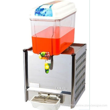 Single Tank 12 Liters Hot / Cold Drink Juice Dispenser Machine, Mixing / Spraying Stainless Steel Juice Machine
